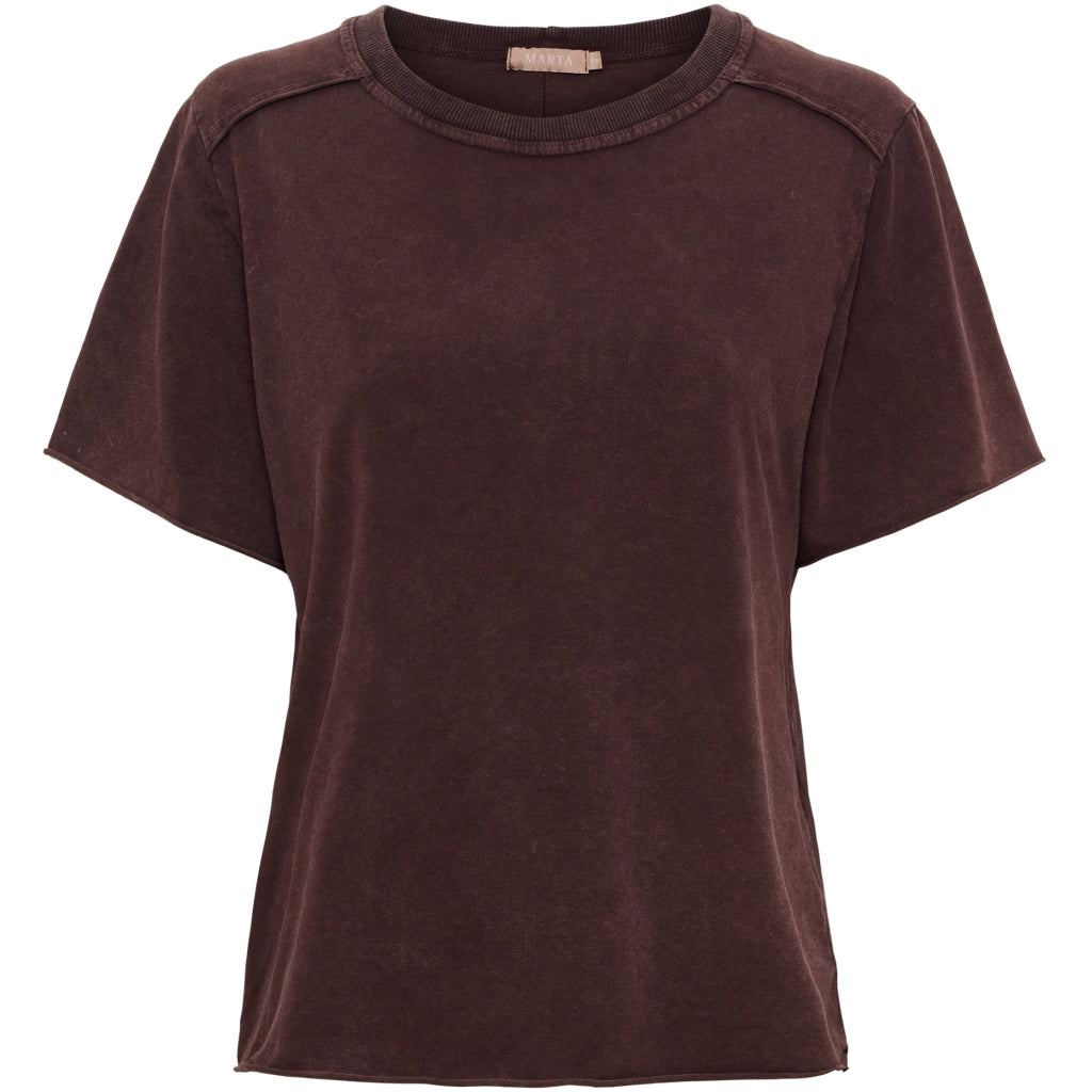 MARTA DU CHATEAU Marta du Chateau dame T-Shirt MdcAlouette 68871 T-shirt Bordeaux