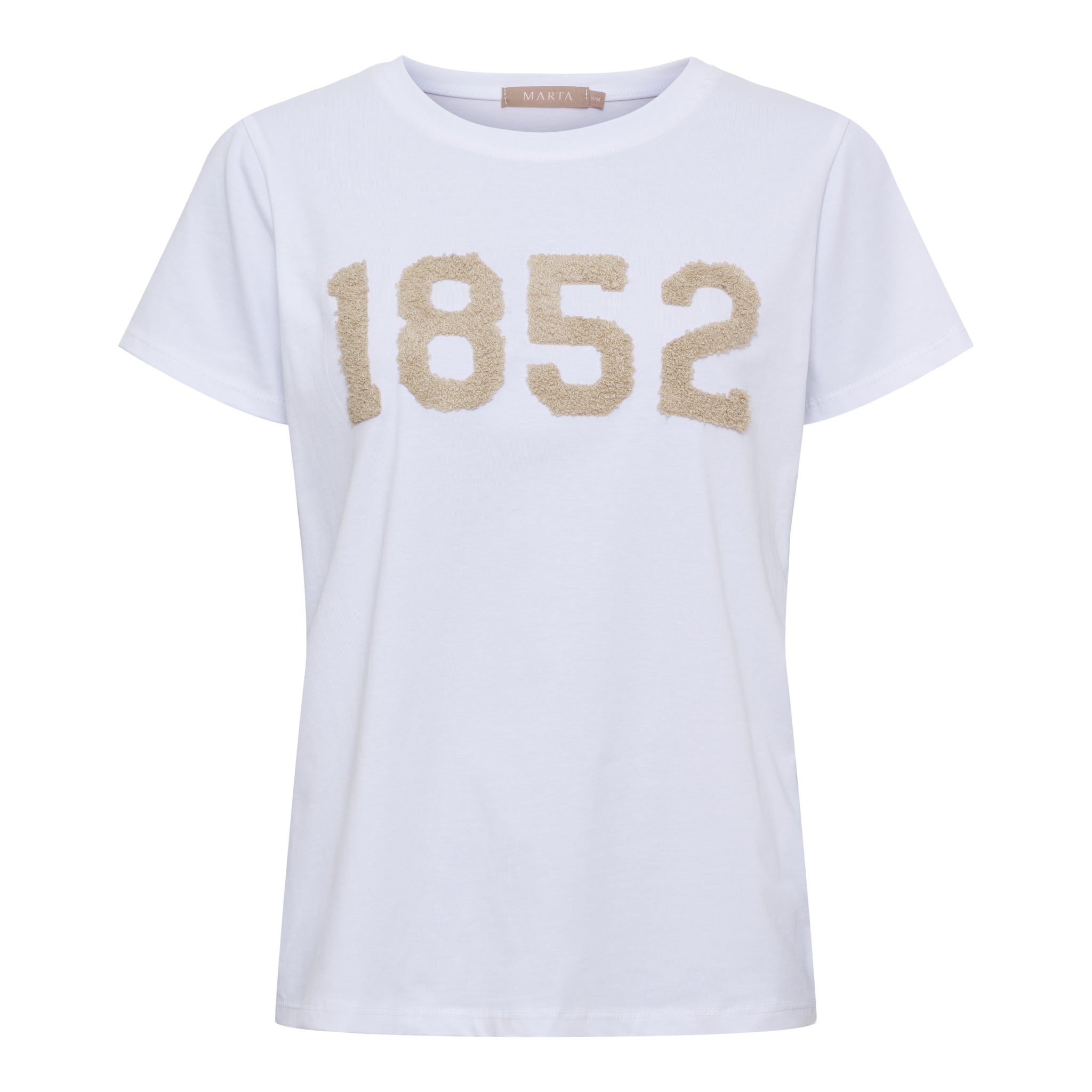 MARTA DU CHATEAU Marta du Chateau dame T-Shirt MdcAlvera 84275-1852 T-shirt White/beige
