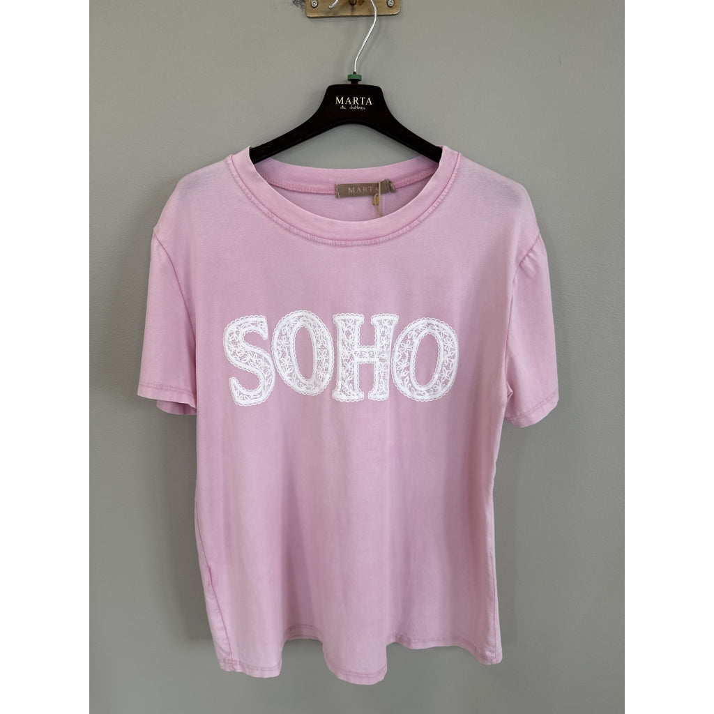 MARTA DU CHATEAU Marta du Chateau dame T-Shirt MdcBelina 22585 Soho T-shirt Rose