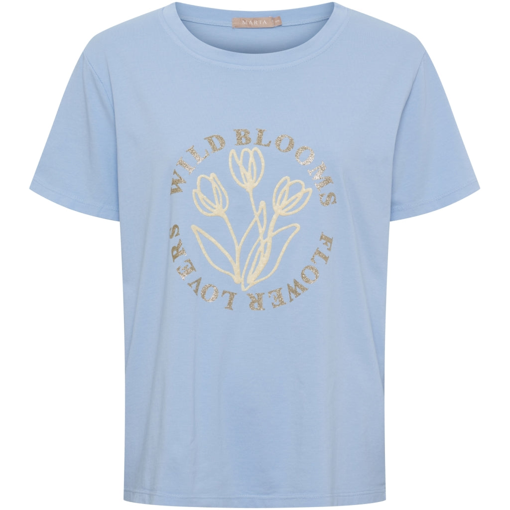 MARTA DU CHATEAU Marta du Chateau dame T-Shirt MdcBrianna 22585 T-shirt Lightblue