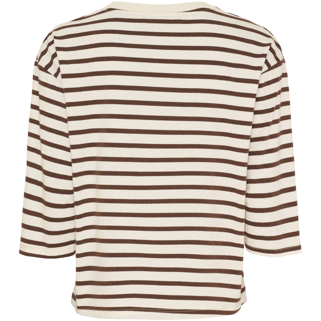 MARTA DU CHATEAU Marta du Chateau dame T-Shirt MdcBrooklyn 58351 T-shirt Beige/Moro