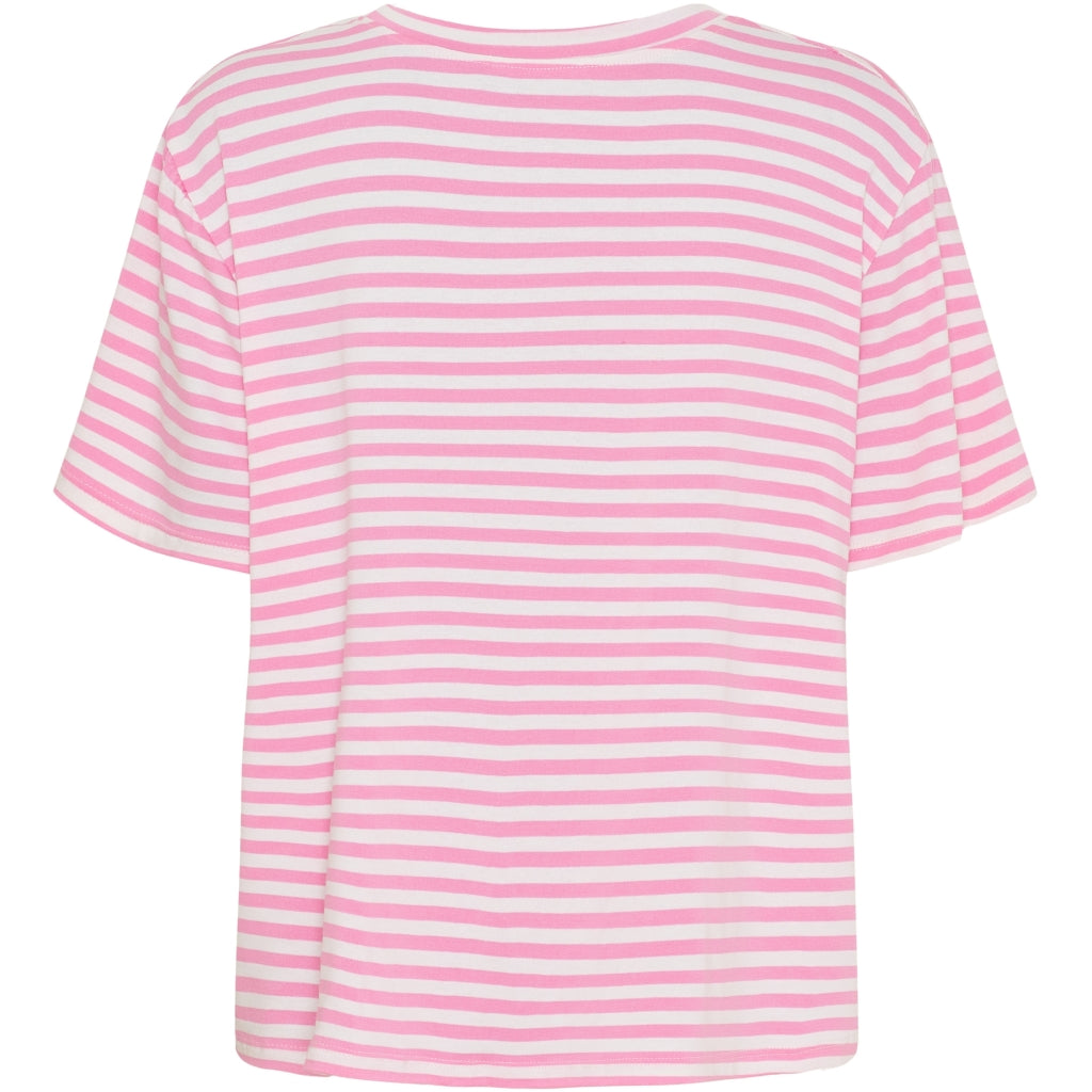 MARTA DU CHATEAU Marta du Chateau dame T-Shirt MdcEnrica 258036 T-shirt Bubblegum Stripe
