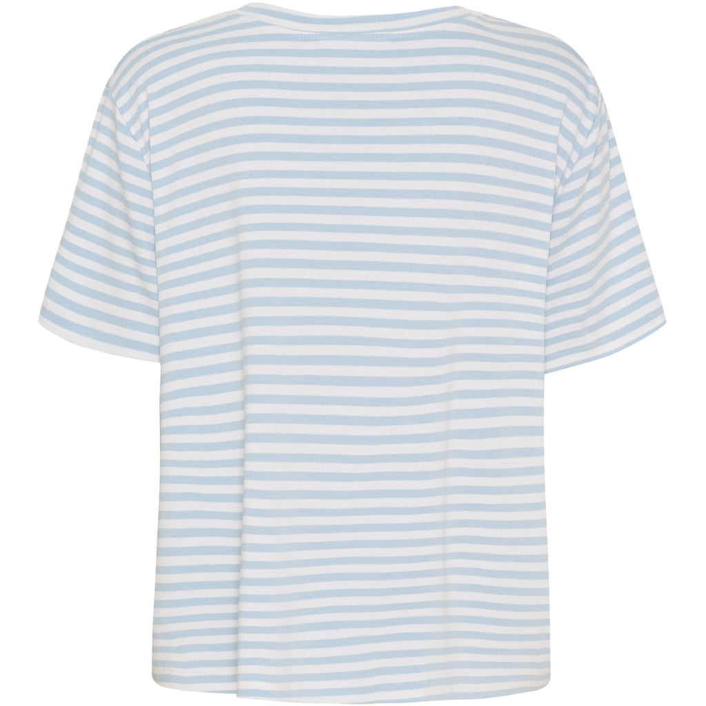 MARTA DU CHATEAU Marta du Chateau dame T-Shirt MdcEnrica 258036 T-shirt Celeste Stripe