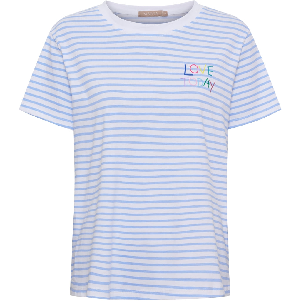 MARTA DU CHATEAU Marta du Chateau dame T-Shirt MdcFiora 22585 T-shirt Celeste