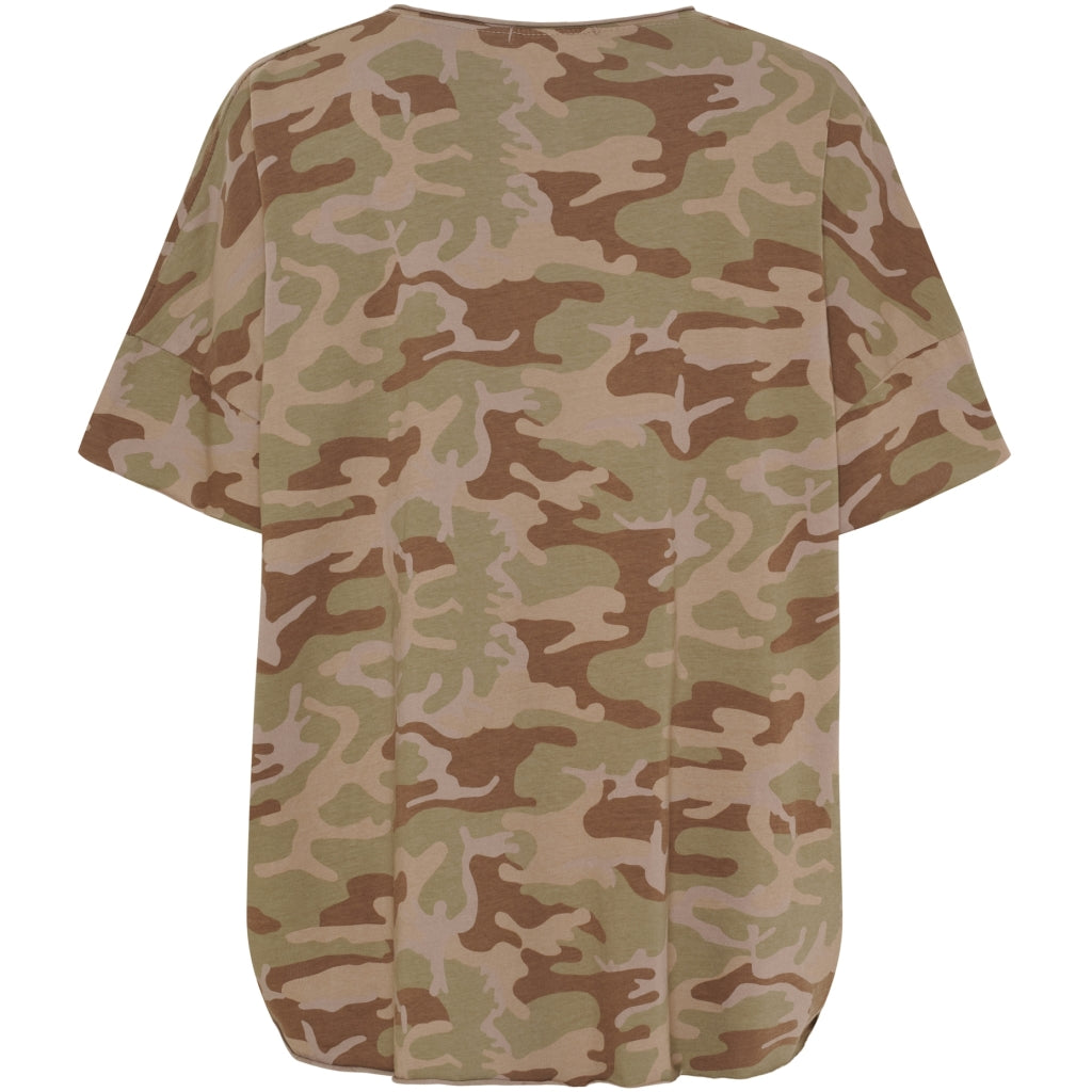 MARTA DU CHATEAU Marta du Chateau dame T-Shirt MdcHarper 2436C T-shirt Green Camo