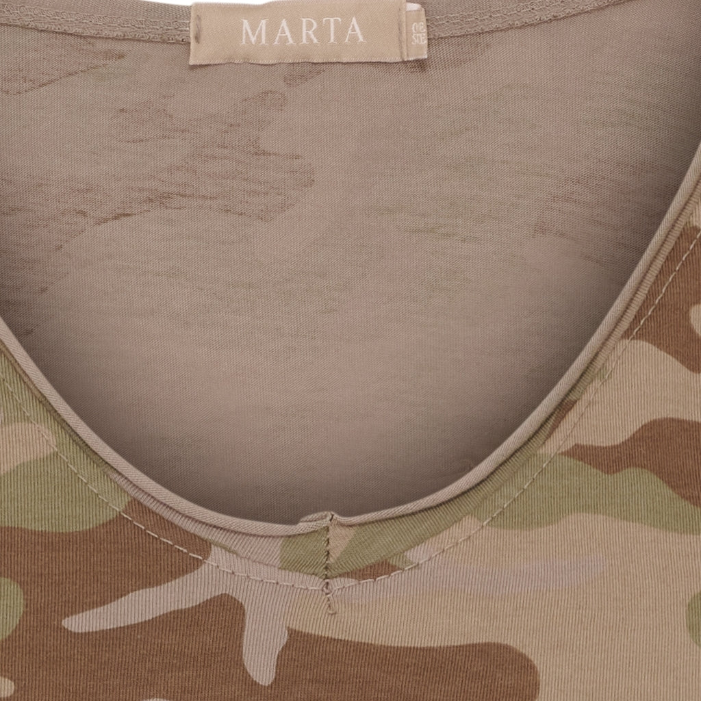 MARTA DU CHATEAU Marta du Chateau dame T-Shirt MdcHarper 2436C T-shirt Green Camo