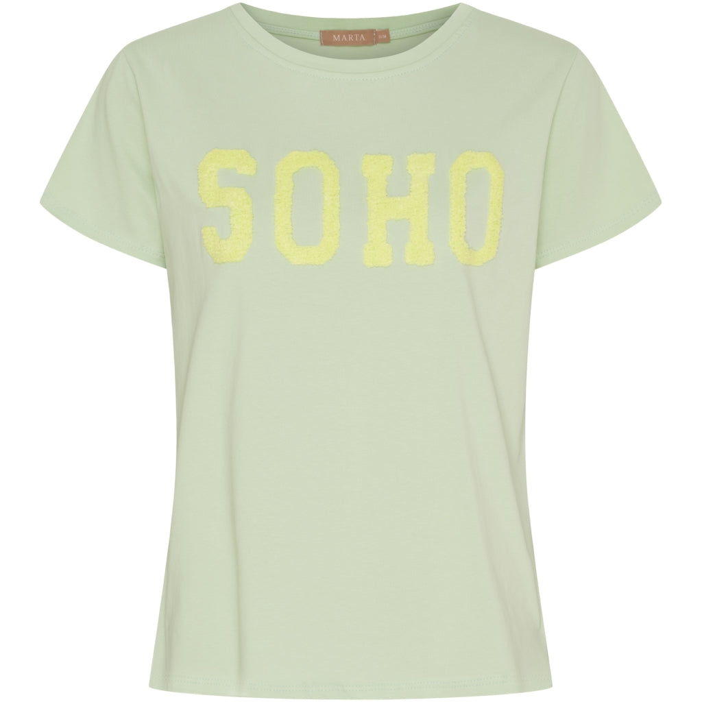 MARTA DU CHATEAU Marta du Chateau dame T-Shirt MdcHerdis 84275 T-shirt Mint16/Yellow