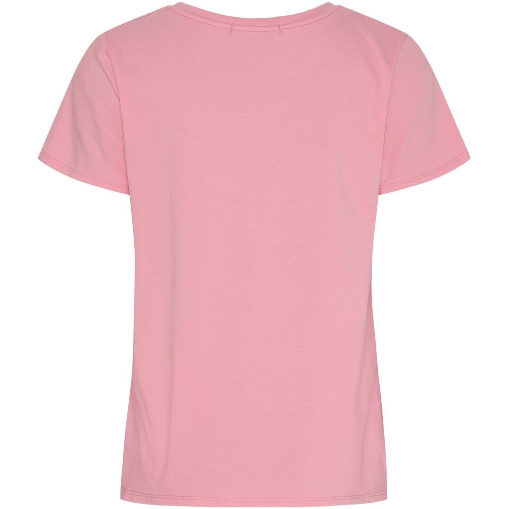 MARTA DU CHATEAU Marta du Chateau dame T-Shirt MdcHerdis 84275 T-shirt Rosa Barbie/Beige