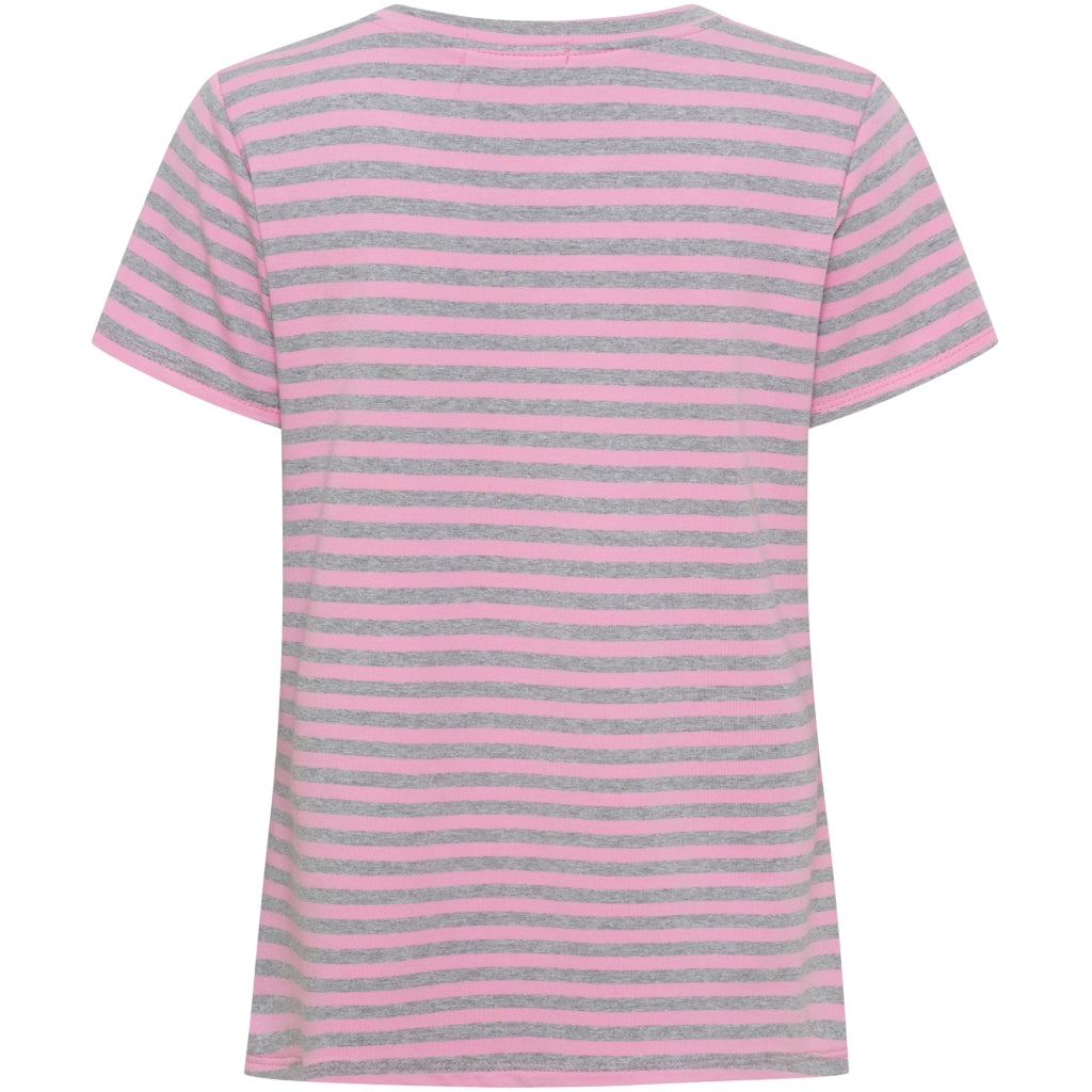 MARTA DU CHATEAU Marta du Chateau dame T-Shirt MdcHertha 84275-1852S T-shirt Pink/Grey