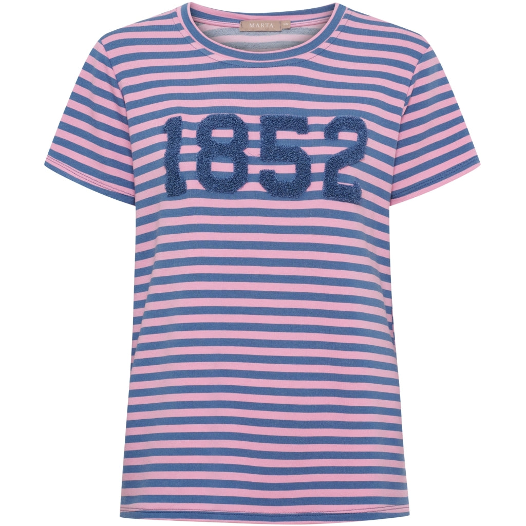 MARTA DU CHATEAU Marta du Chateau dame T-Shirt MdcHertha 84275-1852S T-shirt Pink/Jeans