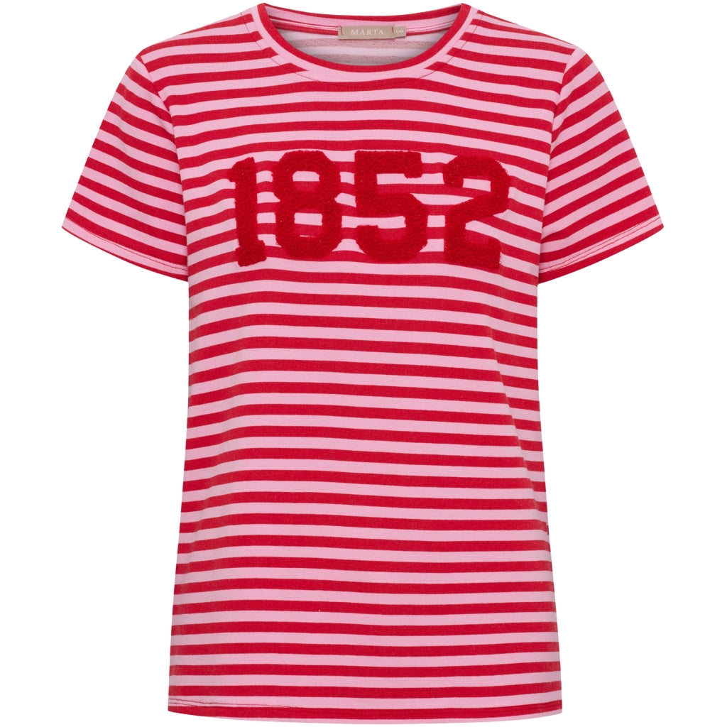 MARTA DU CHATEAU Marta du Chateau dame T-Shirt MdcHertha 84275-1852S T-shirt Pink/Red