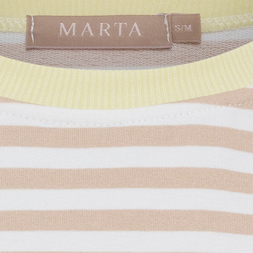 MARTA DU CHATEAU Marta du Chateau dame T-Shirt MdcJamila 268402 T-shirt Beige33/Yellow7