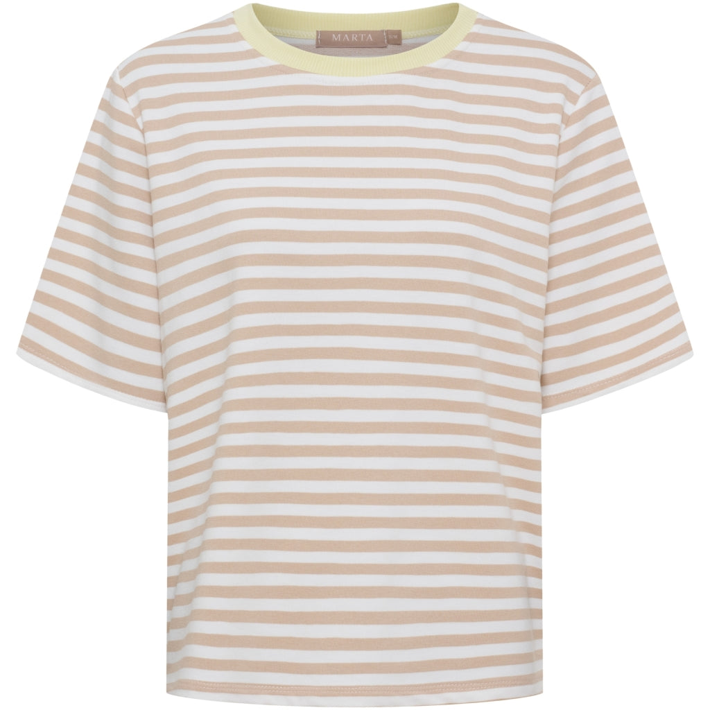 MARTA DU CHATEAU Marta du Chateau dame T-Shirt MdcJamila 268402 T-shirt Beige33/Yellow7