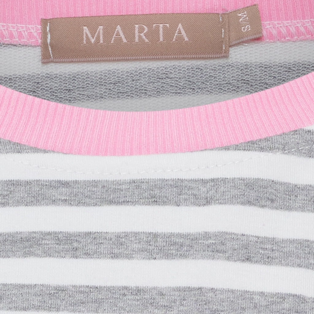 MARTA DU CHATEAU Marta du Chateau dame T-Shirt MdcJamila 268402 T-shirt Grey23/Baby5