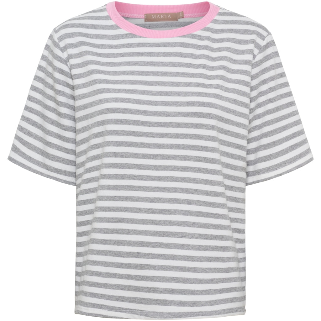 MARTA DU CHATEAU Marta du Chateau dame T-Shirt MdcJamila 268402 T-shirt Grey23/Baby5