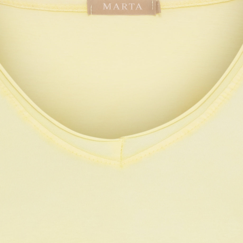 MARTA DU CHATEAU Marta du Chateau dame T-Shirt MdcJanna 2436 T-shirt Yellow