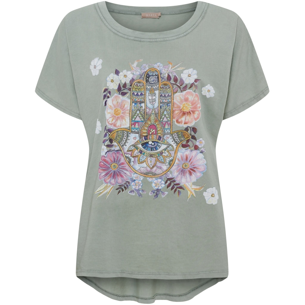 MARTA DU CHATEAU Marta du Chateau dame T-Shirt MdcJessia 26126 T-shirt Military