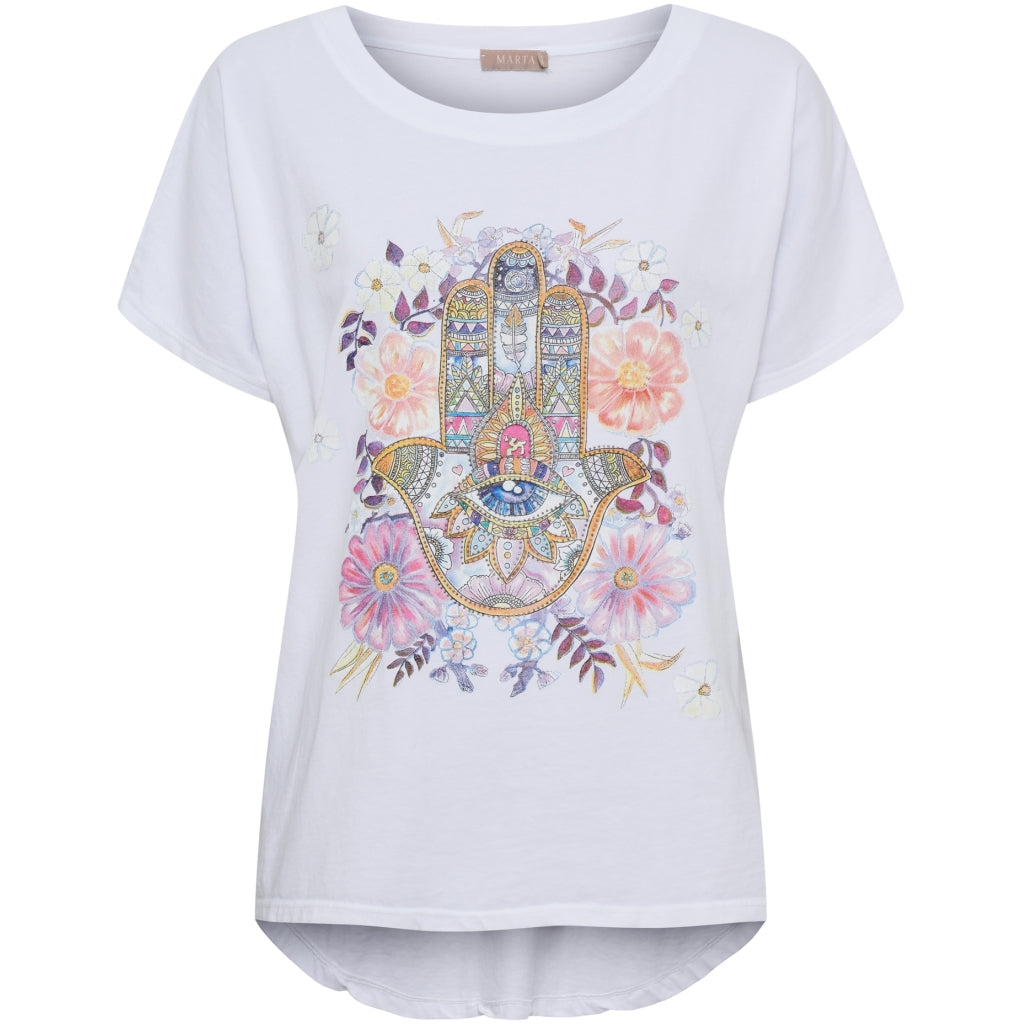 MARTA DU CHATEAU Marta du Chateau dame T-Shirt MdcJessia 26126 T-shirt White