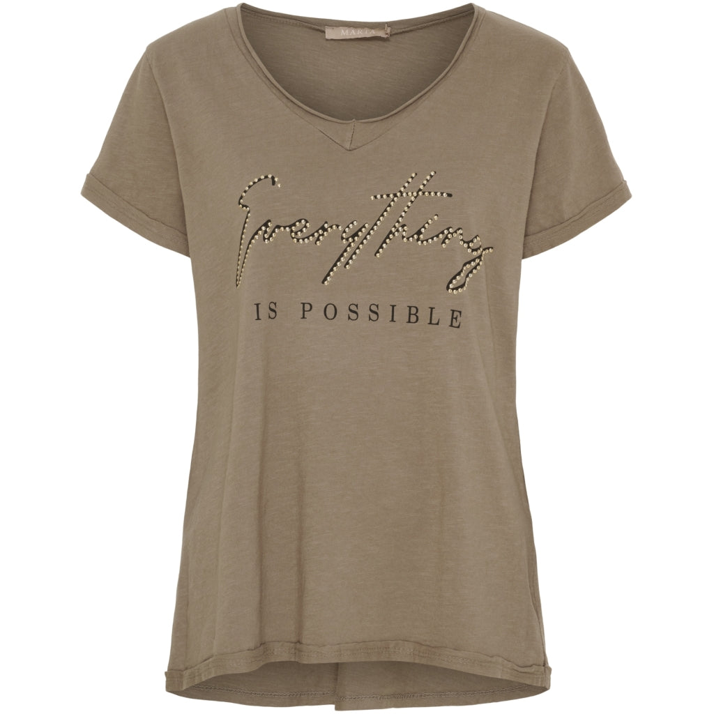 MARTA DU CHATEAU Marta du Chateau dame T-Shirt MdcLillian 42005 T-shirt Fango