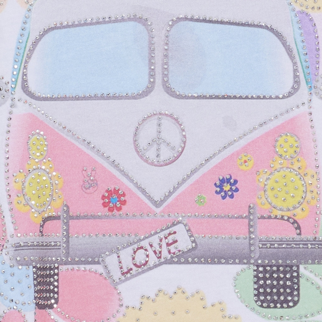 MARTA DU CHATEAU Marta du Chateau dame T-Shirt MdcMarie 1535 T-shirt Flower Bus