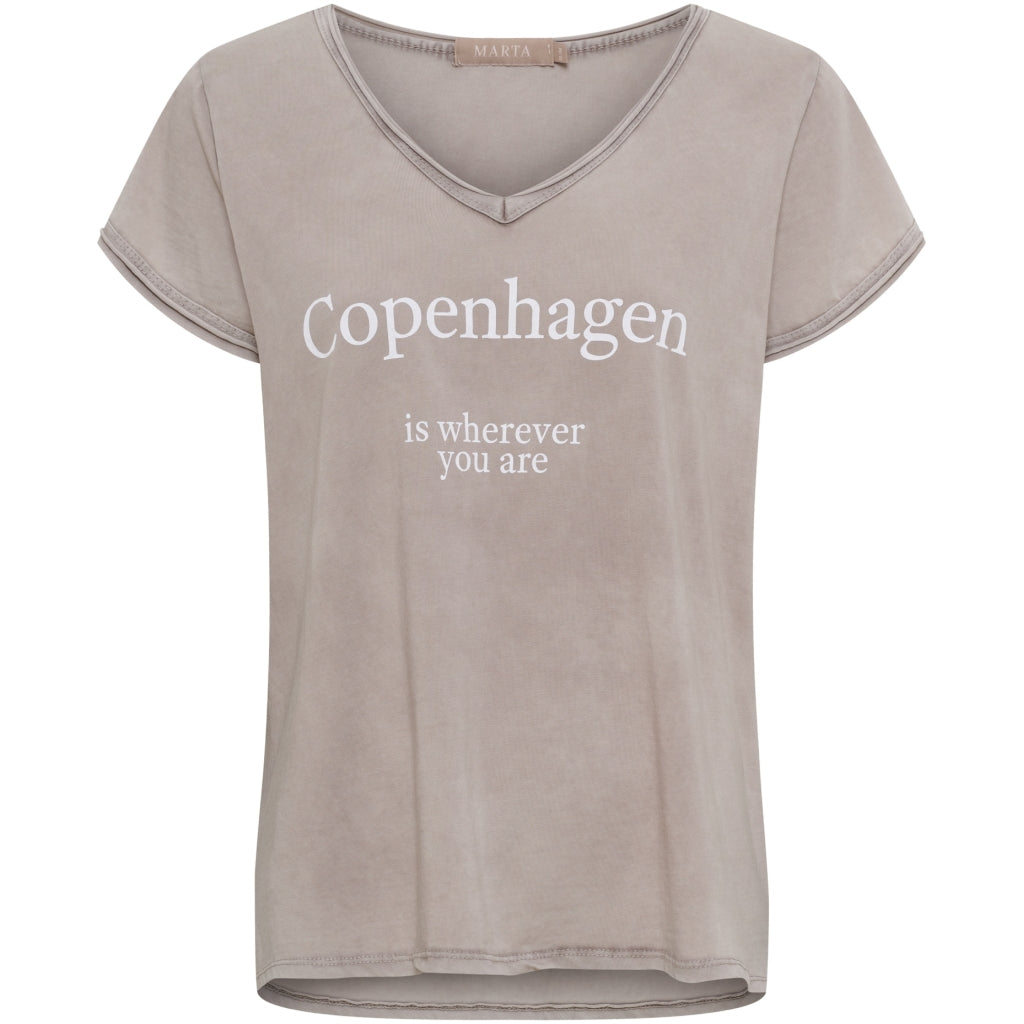 MARTA DU CHATEAU Marta du Chateau dame T-Shirt MdcNorina 22031C T-shirt Fango