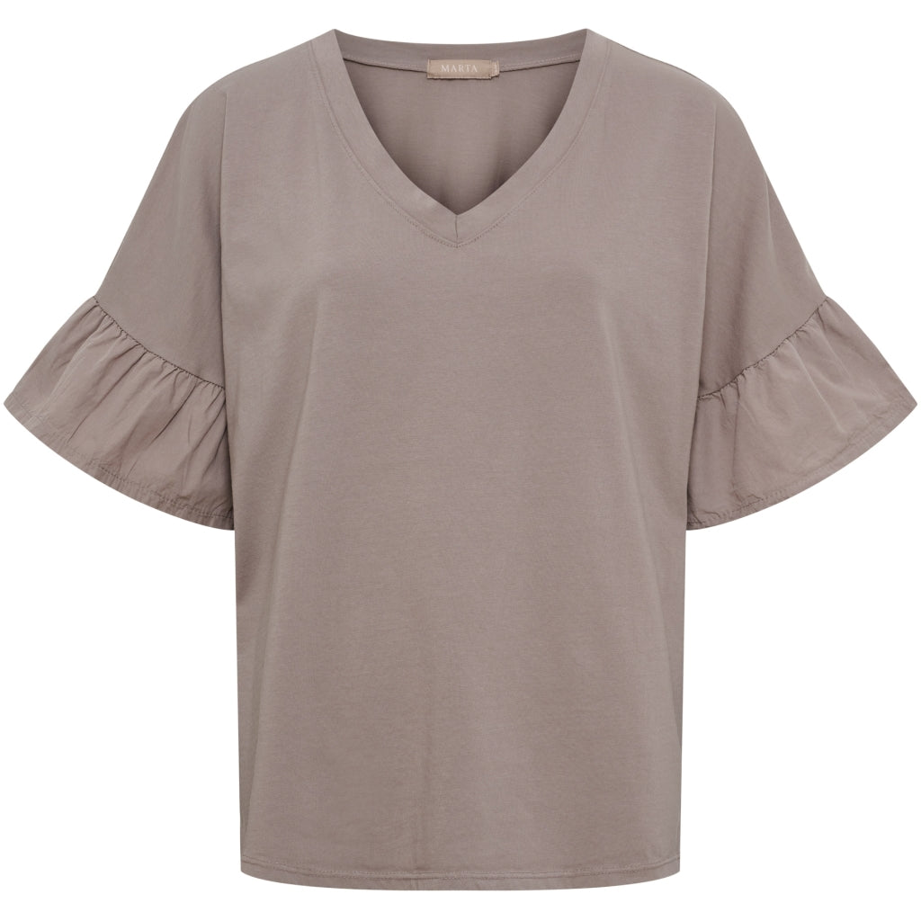 MARTA DU CHATEAU Marta du Chateau dame T-Shirt MdcSabela 26100 T-shirt Fango