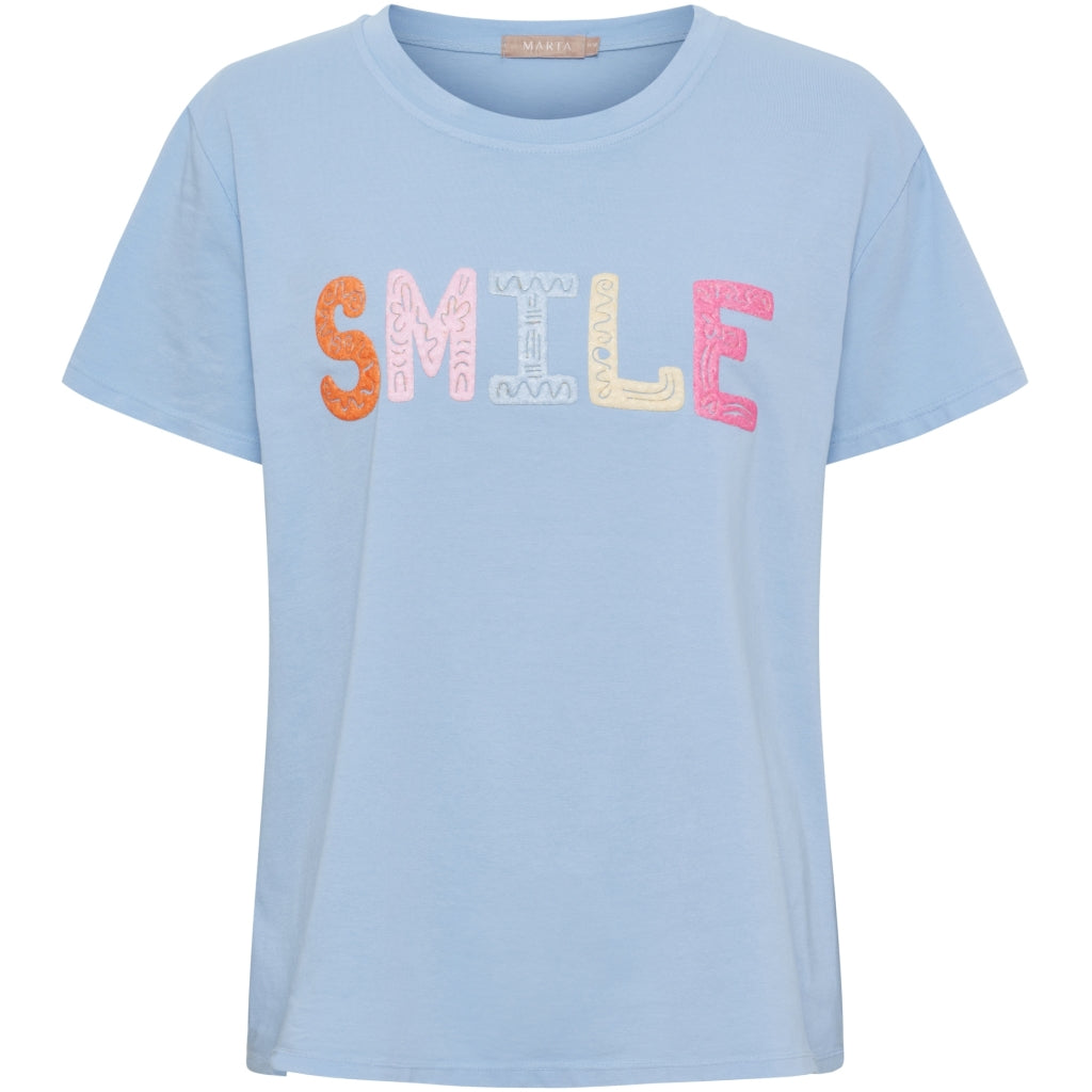 MARTA DU CHATEAU Marta du Chateau dame T-Shirt MdcVespera 22585 T-shirt Lightblue
