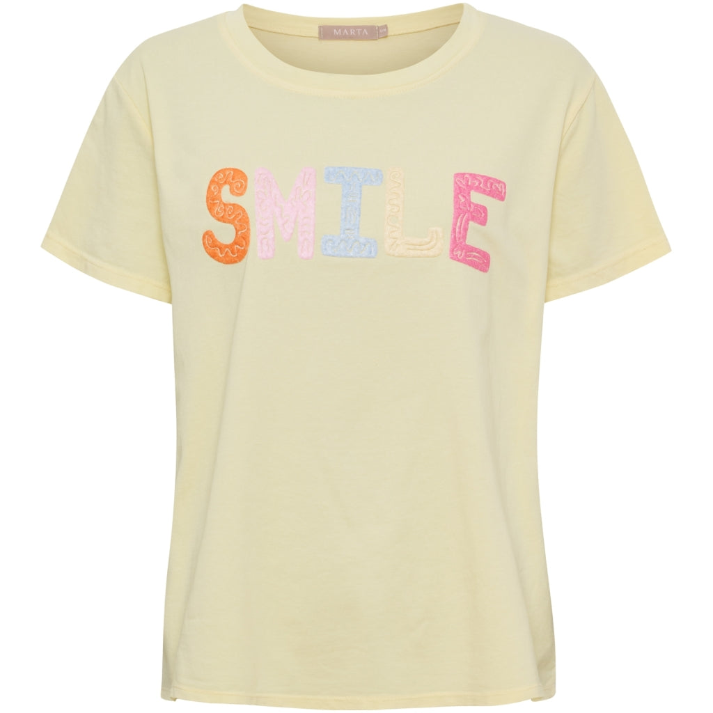 MARTA DU CHATEAU Marta du Chateau dame T-Shirt MdcVespera 22585 T-shirt Yellow