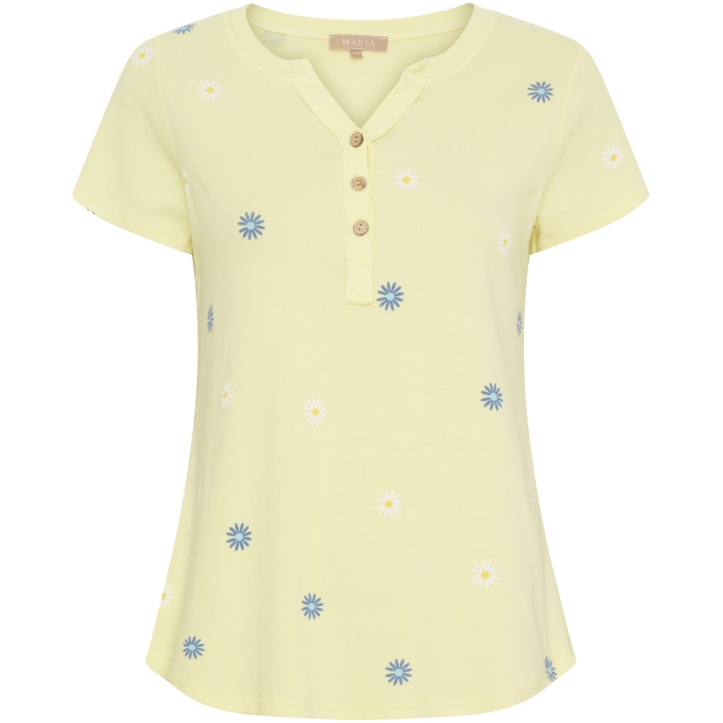 MARTA DU CHATEAU Marta du Chateau dame T-shirt MdcCecilie 2553-D T-shirt Giallo