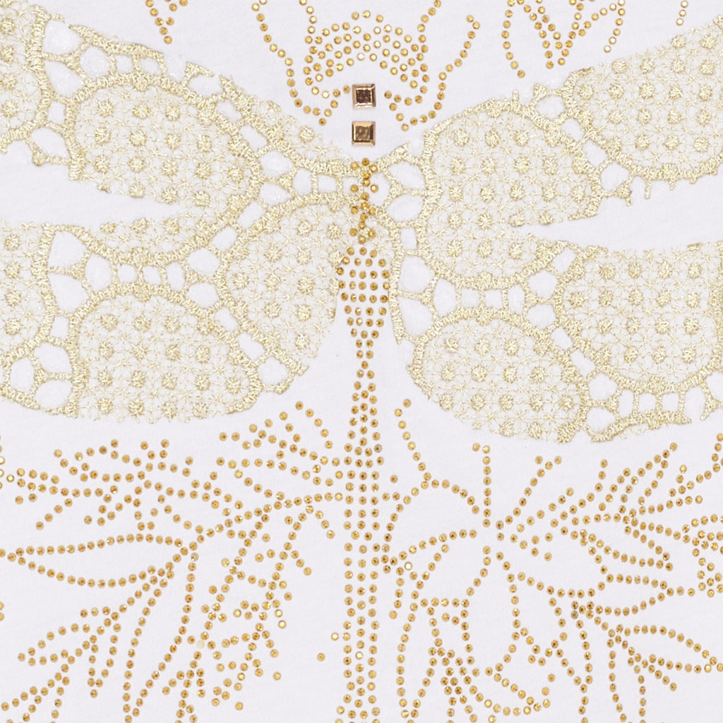 MARTA DU CHATEAU Marta du Chateau dame T-shirt MdcMarie 1535 T-shirt White Dragonfly