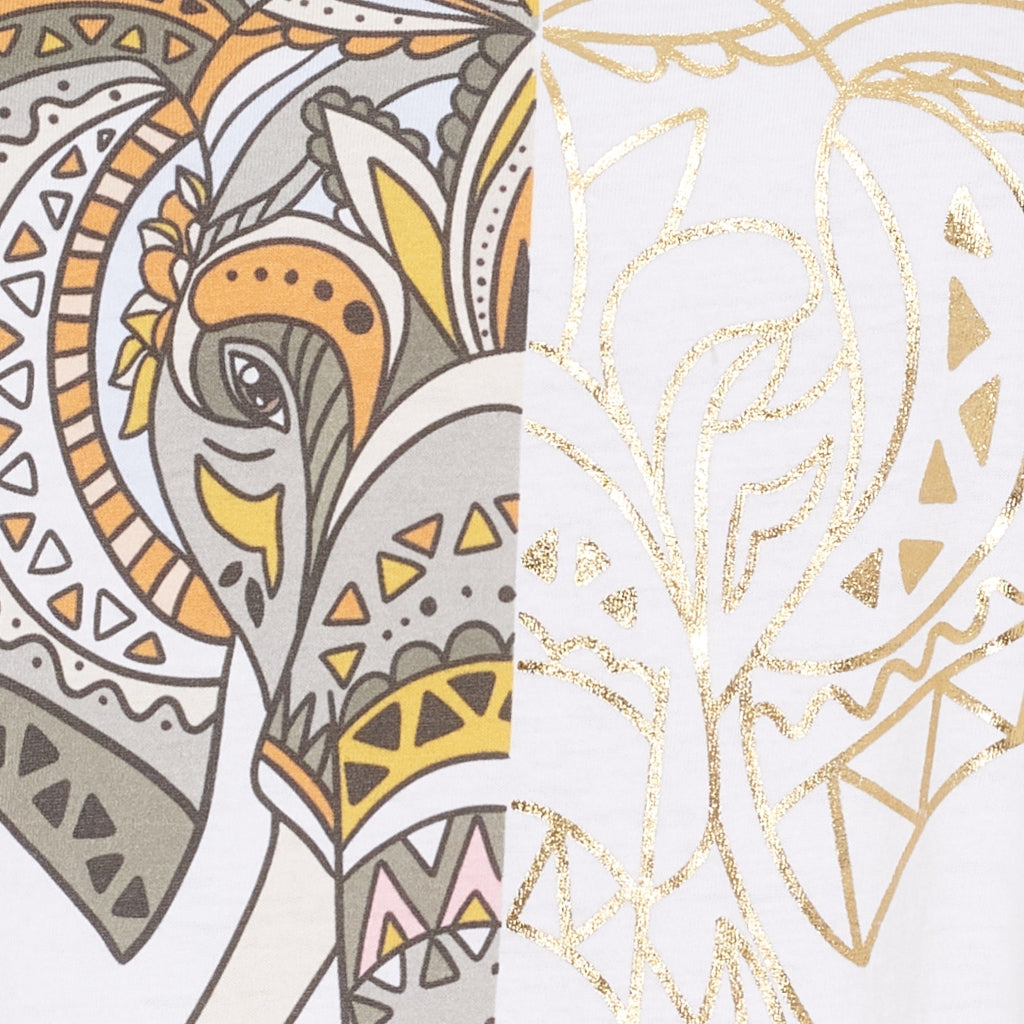 MARTA DU CHATEAU Marta du Chateau dame T-shirt MdcMarie 1535 T-shirt White Elephant