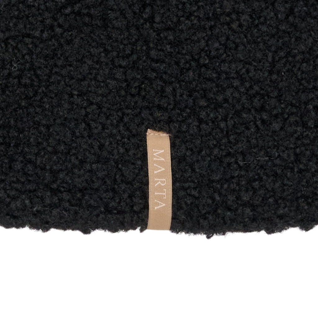 MARTA DU CHATEAU Marta du Chateau dame Teddy Balaclava MdcCleore 172-1400-A Scarf Black