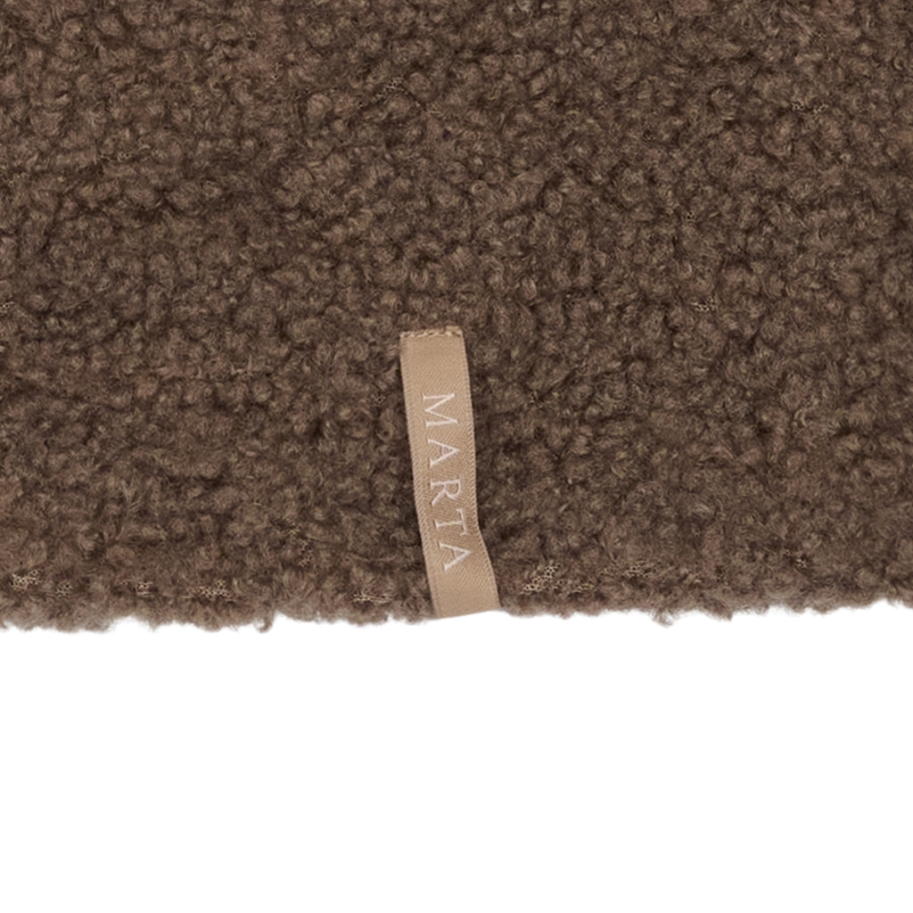 MARTA DU CHATEAU Marta du Chateau dame Teddy Balaclava MdcCleore 172-1400-A Scarf Brown