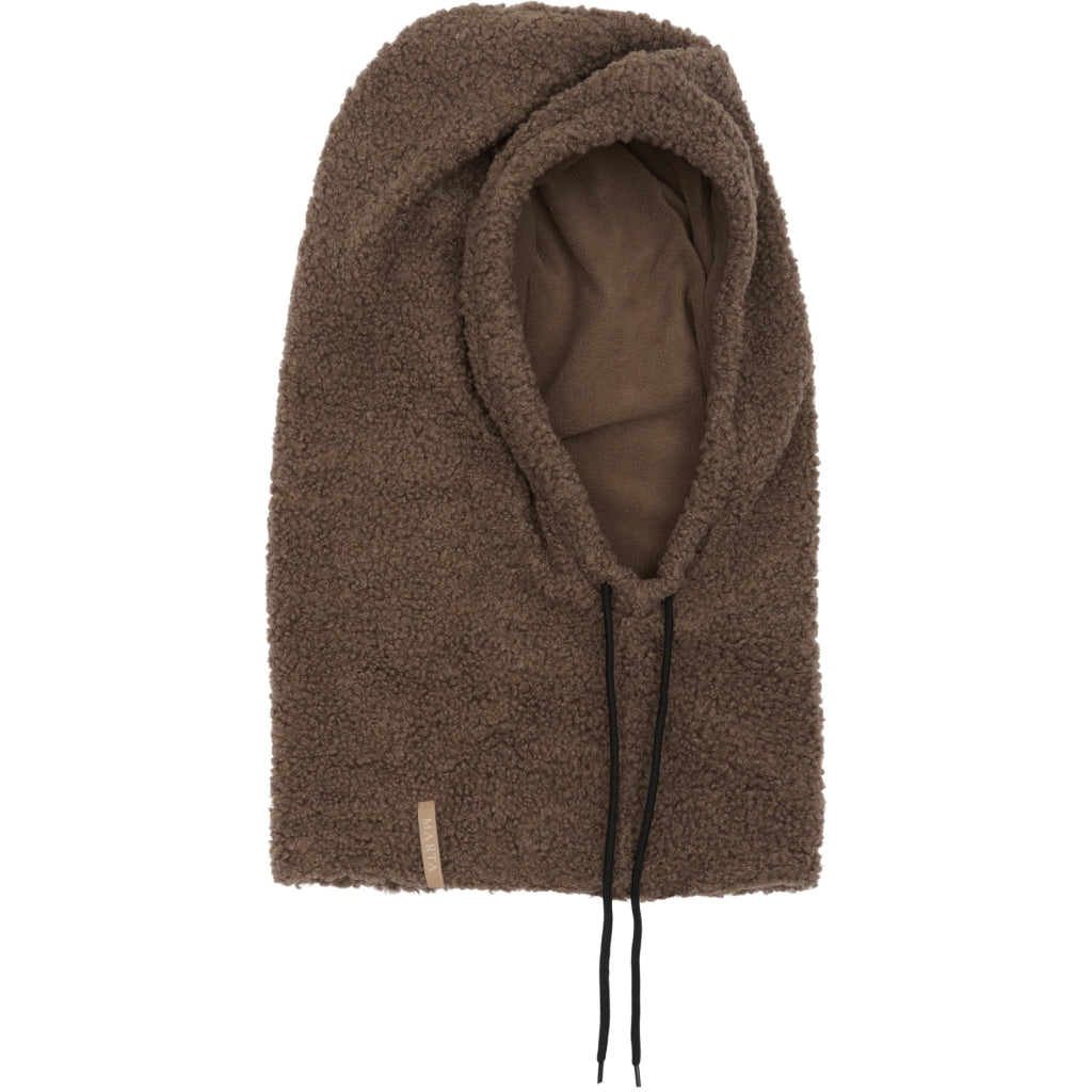 MARTA DU CHATEAU Marta du Chateau dame Teddy Balaclava MdcCleore 172-1400-A Scarf Brown