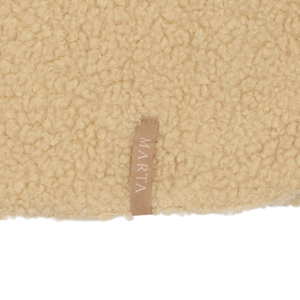 MARTA DU CHATEAU Marta du Chateau dame Teddy Balaclava MdcCleore 172-1400-A Scarf Sand