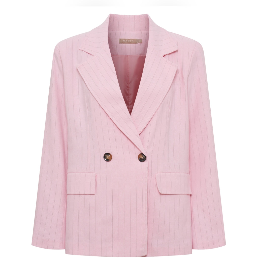 MARTA DU CHATEAU Marta du Chateau dame blazer MdcMarissa 8232 Blazer Pink Stripe