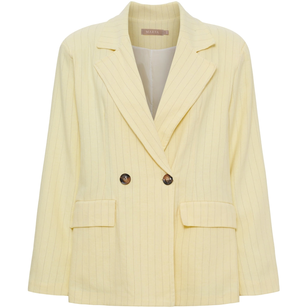 MARTA DU CHATEAU Marta du Chateau dame blazer MdcMarissa 8232 Blazer Yellow Stripe