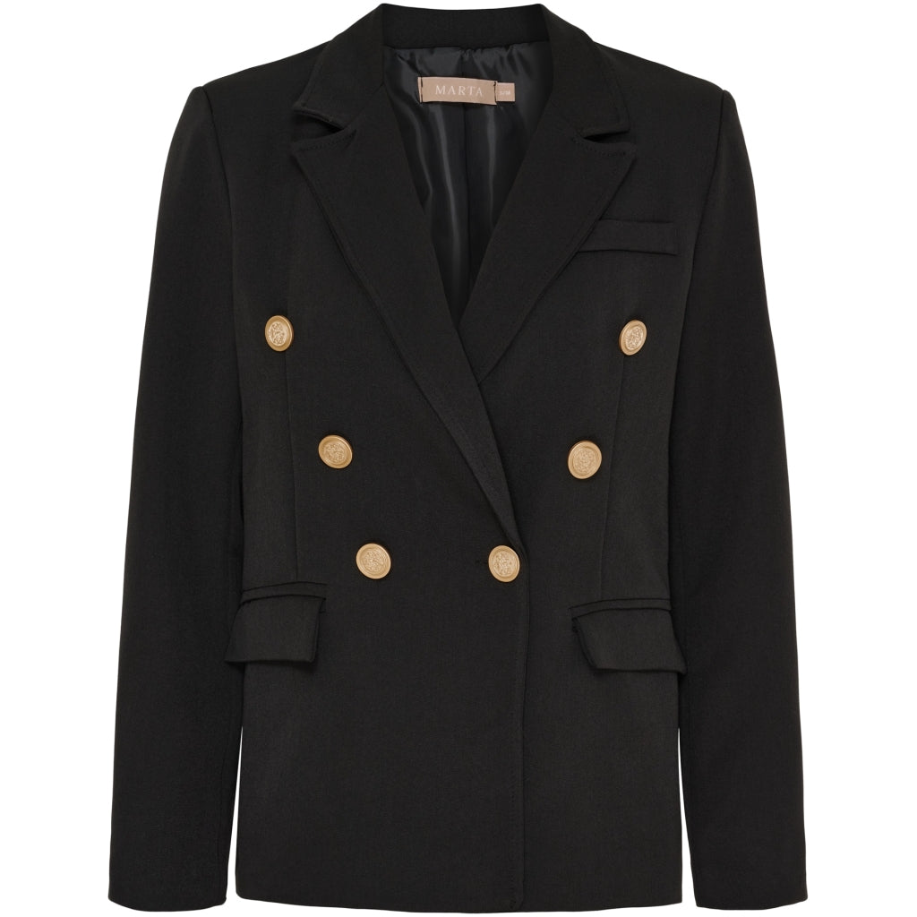 MARTA DU CHATEAU Marta du Chateau dame blazer MdcTopaz 2518109 Blazer Black1