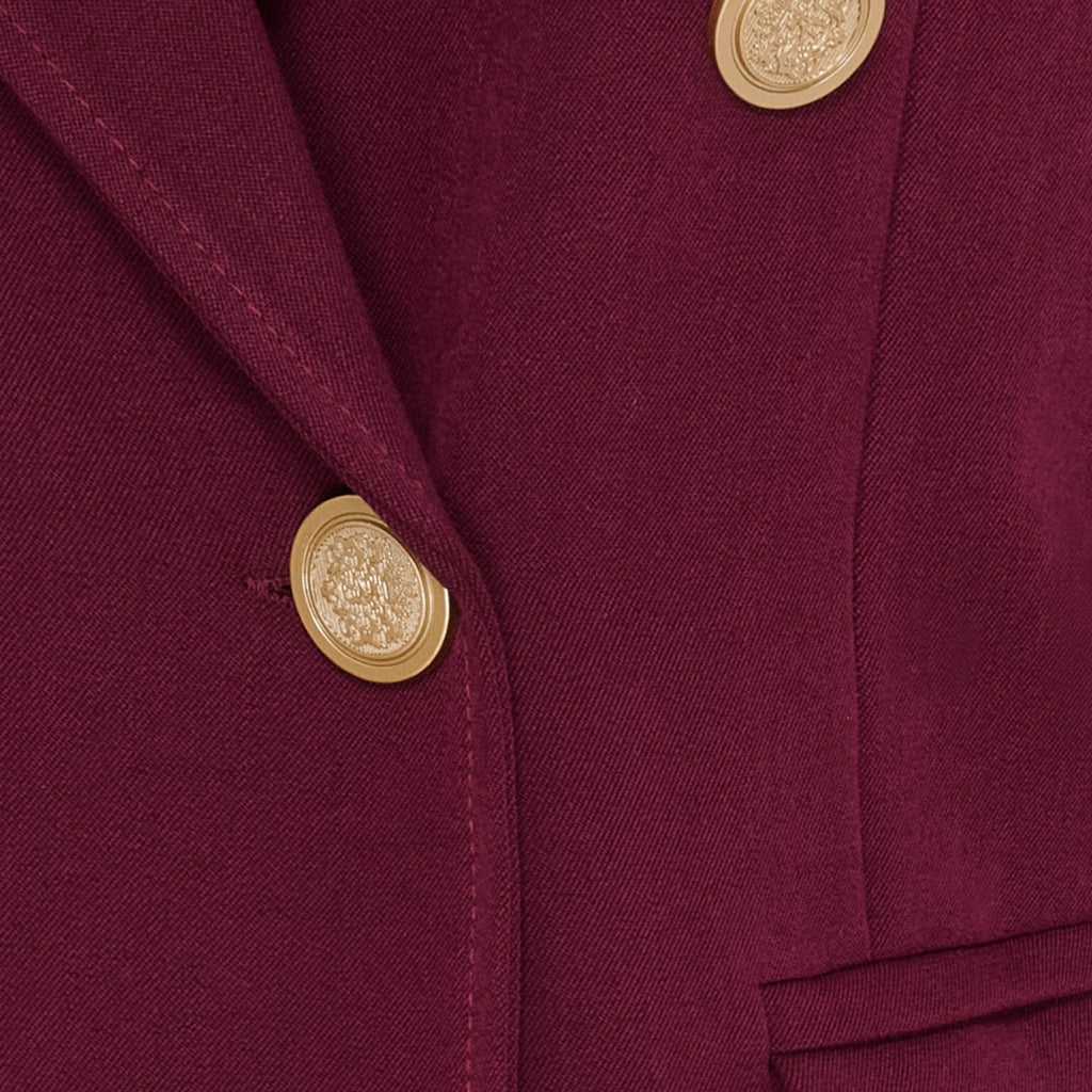 MARTA DU CHATEAU Marta du Chateau dame blazer MdcTopaz 2518109 Blazer Bordeaux6269
