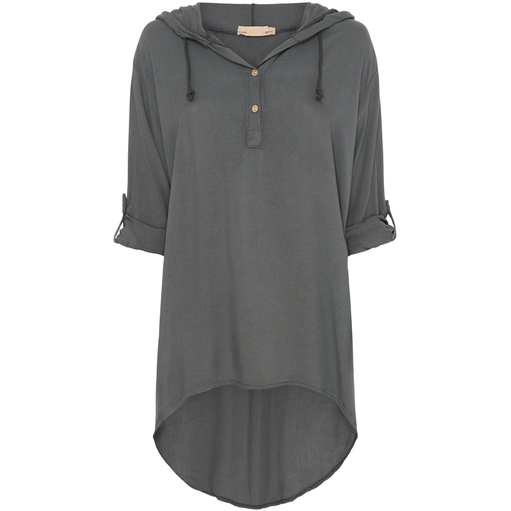 MARTA DU CHATEAU Marta du Chateau dame bluse 31255 Restudsalg AW Grigio