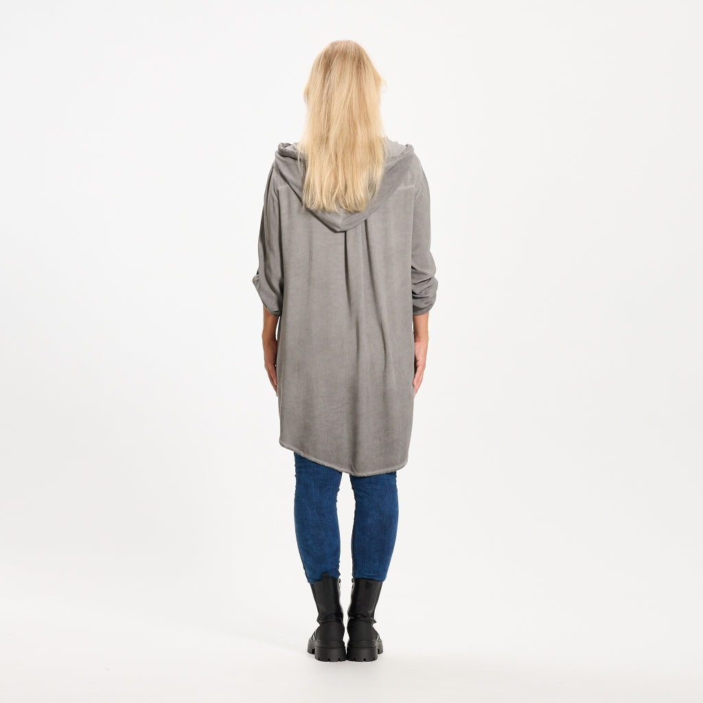 MARTA DU CHATEAU Marta du Chateau dame bluse 31255 Restudsalg Coldwash Grigio