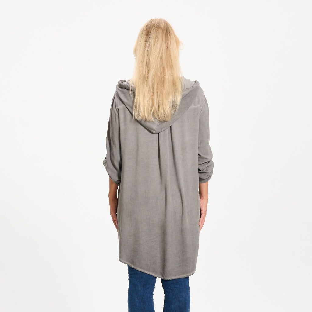 MARTA DU CHATEAU Marta du Chateau dame bluse 31255 Restudsalg Coldwash Grigio