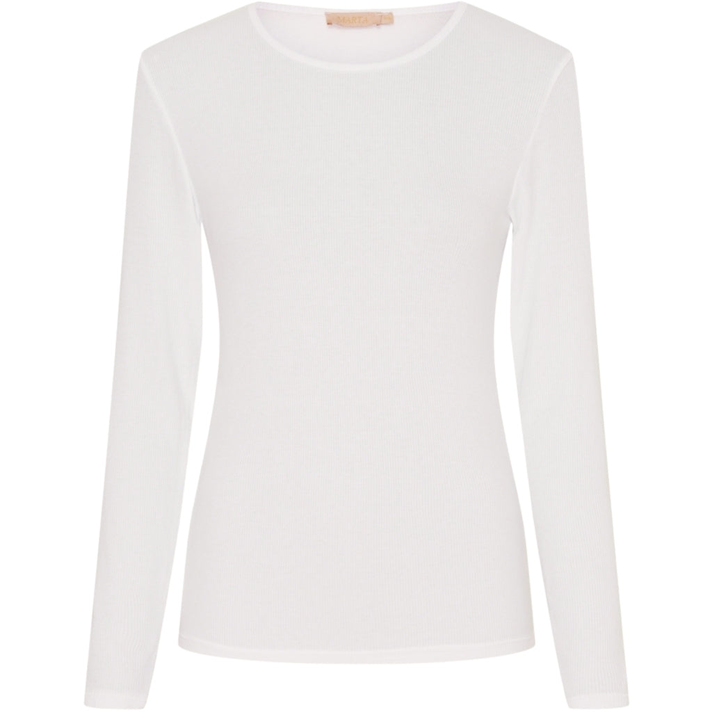 MARTA DU CHATEAU Marta du Chateau dame bluse 4906 T-shirt White dream