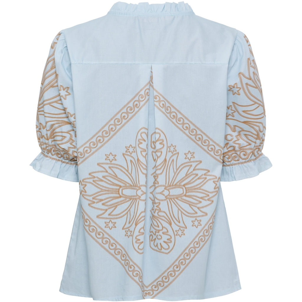 MARTA DU CHATEAU Marta du Chateau dame bluse MdcAnabella 8119 Shirt Celeste6975tpg