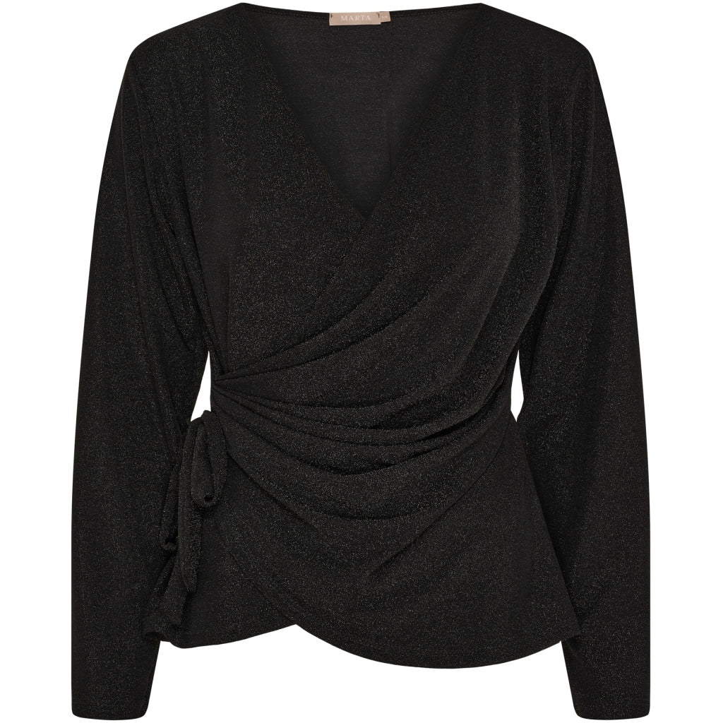 MARTA DU CHATEAU Marta du Chateau dame bluse MdcAndi 1612 Blouse Black