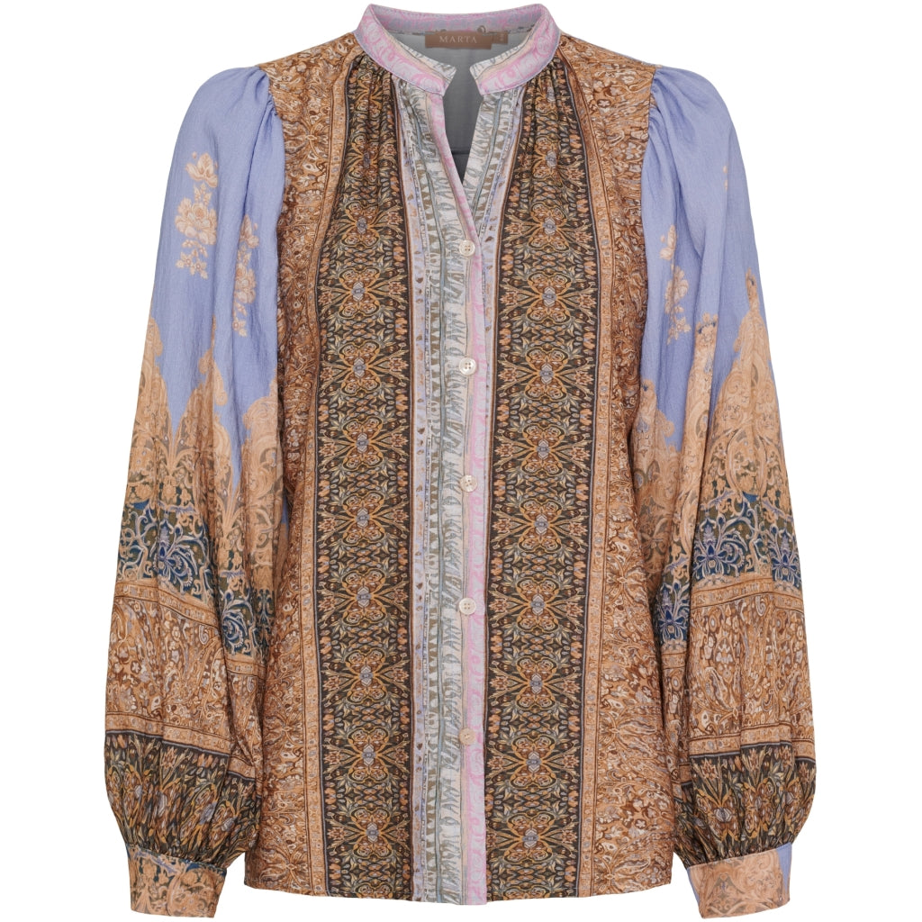 MARTA DU CHATEAU Marta du Chateau dame bluse MdcAnnette 7870 Shirt Jeans6277tpg