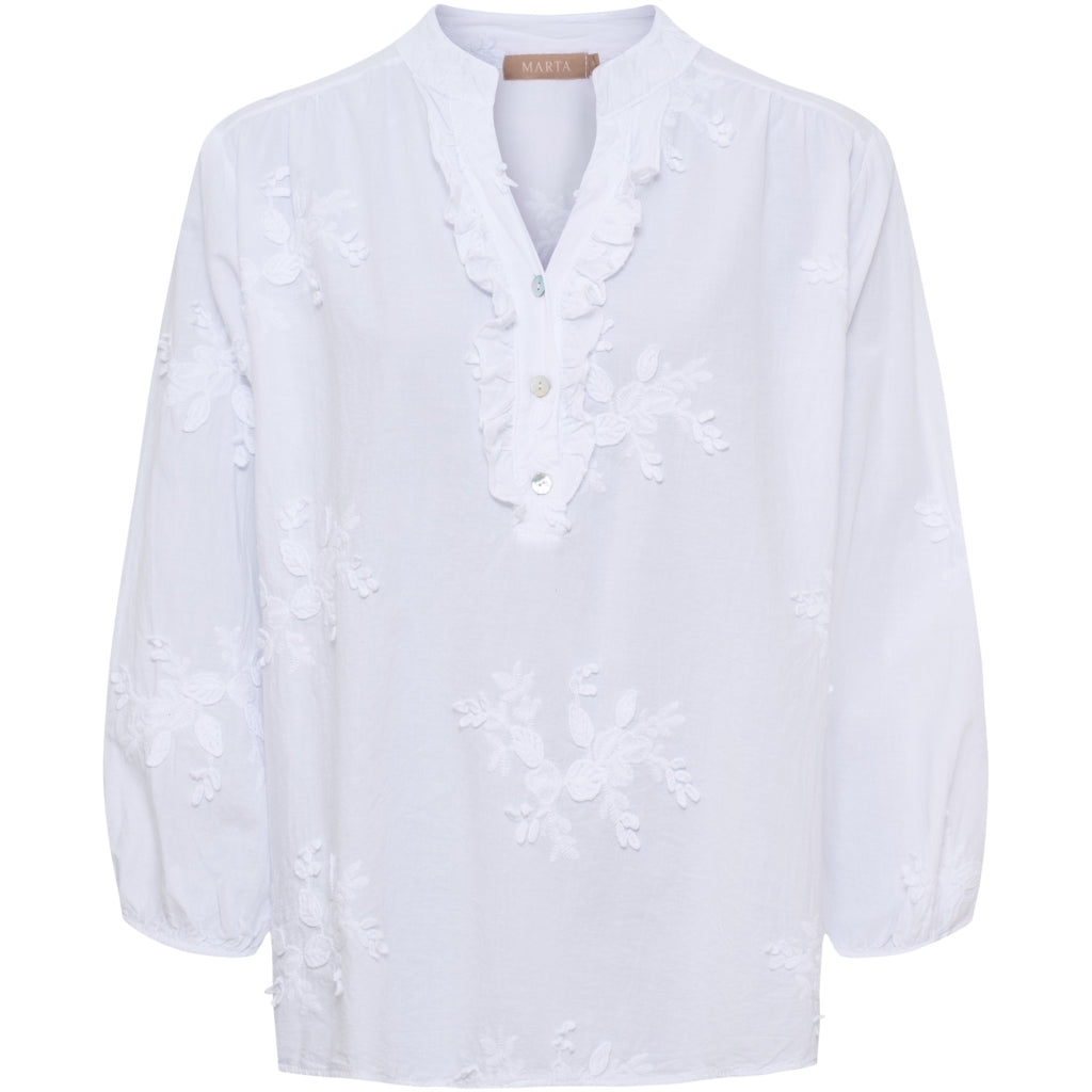 MARTA DU CHATEAU Marta du Chateau dame bluse MdcAnnika TC38653M Blouse White