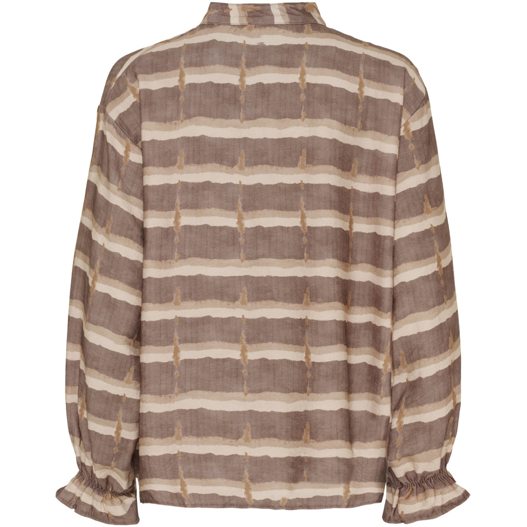 MARTA DU CHATEAU Marta du Chateau dame bluse MdcAspen 7704 Shirt Fango