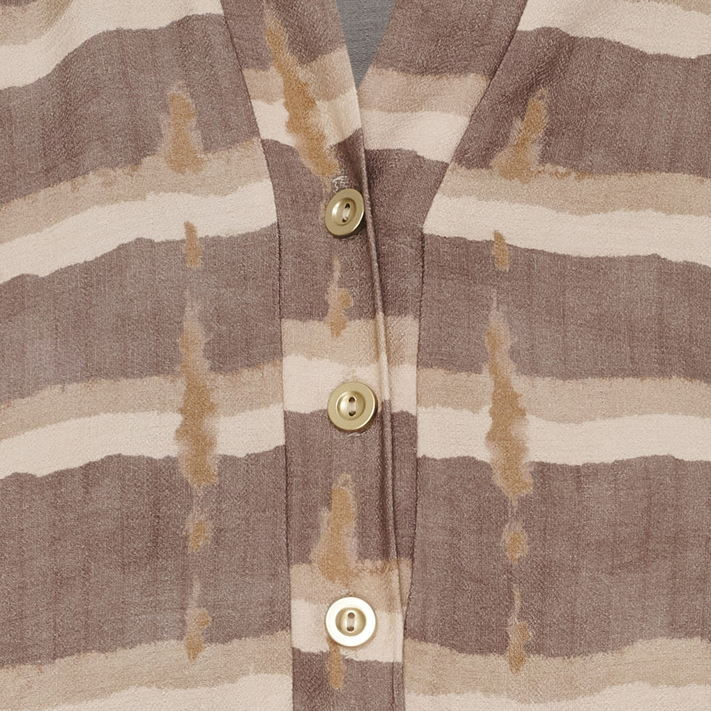 MARTA DU CHATEAU Marta du Chateau dame bluse MdcAspen 7704 Shirt Fango