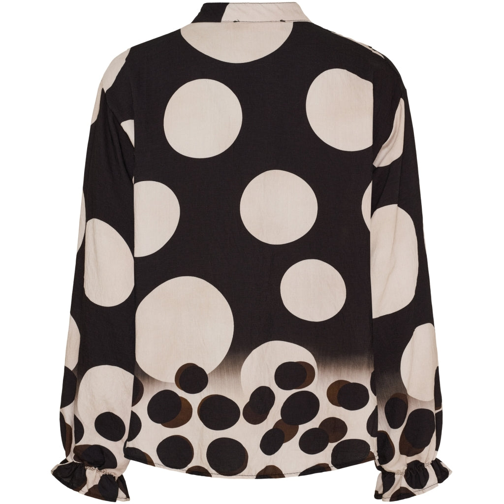 MARTA DU CHATEAU Marta du Chateau dame bluse MdcAspen 7704 Shirt NeroEZ552DB